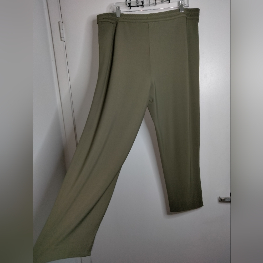 Joie (Sz XL) Olive Green Stretch Drawstring Waist Slip Pockets Pants (NEW-NWT) - Picture 8 of 10